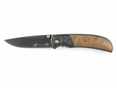 Нож складной Stinger, 71 мм, (чёрный)