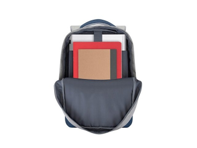 RIVACASE 7562 grey/dark blue рюкзак для ноутбука 15.6''