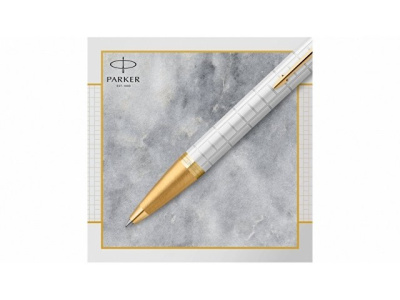 Шариковая ручка Parker IM Premium K318  Pearl GT, стержень: M, цвет чернил: blue
