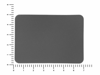 ПАТЧ ПРЯМОУГОЛНЫЙ nubuk (серый) 5,0 х 7