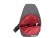 Рюкзак TORBER с одним плечевым ремнем, чёрный/бордовый, полиэстер 300D