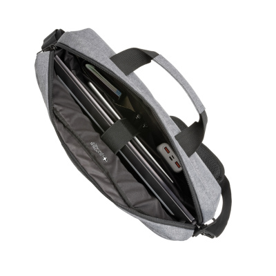 Сумка для ноутбука Swiss Peak с RFID-защитой из rPET AWARE™, 15