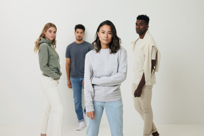 Футболка Iqoniq Manuel из переработанного неокрашенного хлопка, унисекс