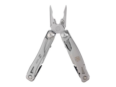 Мультитул Stinger, 106 мм, 15 функций, сталь, серебристый