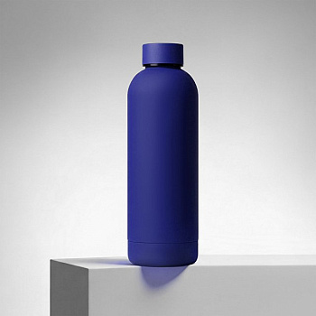 Вакуумная термобутылка "Cask" Waterline, soft touch, 500 мл