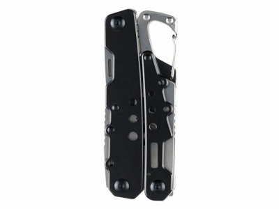 Мультитул Stinger, 105x40 мм, 12 функций, сталь, чёрно-серебристый