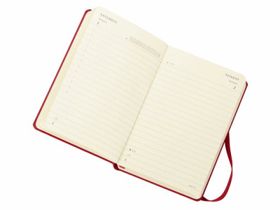 Ежедневник Moleskine Classic (2022), Pocket (9х14), красный
