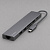 USB Type-C хаб 7-в-1, HDMI, Power Delivery, 2xUSB 3.0, RJ45, microSD/SD, графит