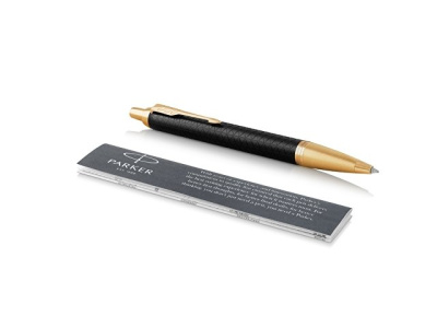 Шариковая ручка Parker IM Premium Black GT, стержень: M, цвет чернил: blue