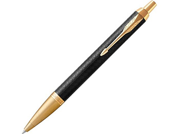 Шариковая ручка Parker IM Premium Black GT, стержень: M, цвет чернил: blue