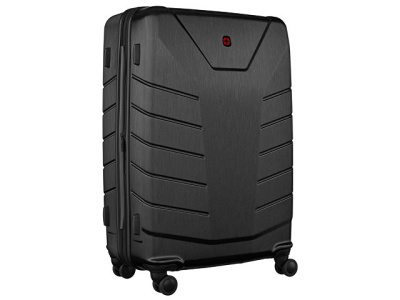 Чемодан WENGER Pegasus, черный, поликарбонат+АБС-пластик, большой, 52х76х30 см