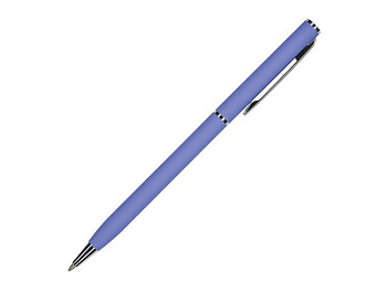 Ручка шариковая автоматическая BrunoVisconti® "PALERMO" цвет корпуса фиолетовый, soft-touch