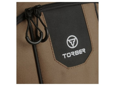 Рюкзак TORBER РАКЕТА с отделением для ноутбука 15,6", коричневый, полиэстер 600D