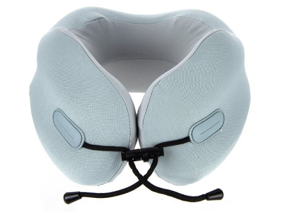 Подушка для путешествий с эффектом памяти Memo "Pillow PRO" M/L English Blue