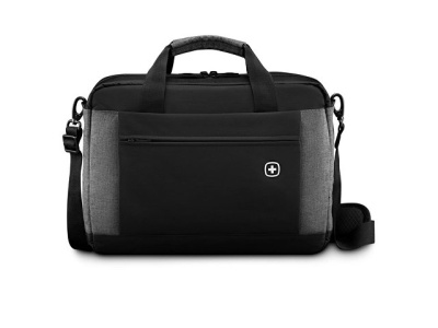 Портфель для ноутбука 16'' WENGER Underground, черный/серый, полиэстер, 43 x 9 x 31 см