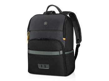 Рюкзак WENGER Move 16", чёрный, переработанный ПЭТ, 33 x 19 x 44 см