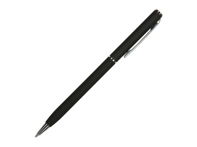 Ручка шариковая автоматическая BrunoVisconti® "PALERMO" цвет корпуса черный, soft-touch