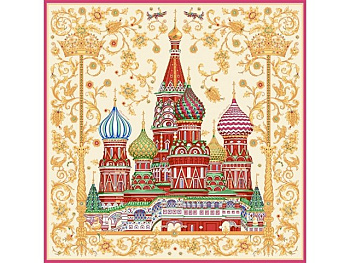 Платок "Собор Василия Блаженного"