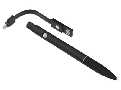 Ручка шариковая с кабелем USB
