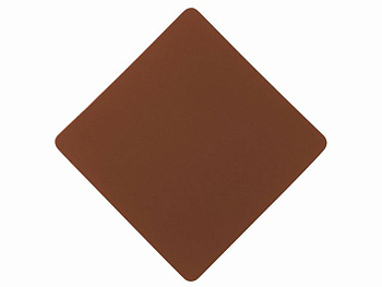 ПАТЧ РОМБ soft-touch (оранжевый) 7,6 х 7
