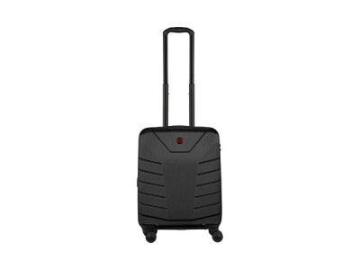 Чемодан WENGER Pegasus, черный, поликарбонат+АБС-пластик, малый, 40х54х20 см