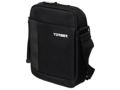 Сумка кросс-боди TORBER, черный, нейлон, 21