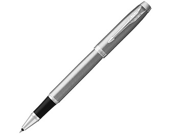 Ручка-роллер Parker IM Stainless Steel CT, стержень: F, цвет чернил: black