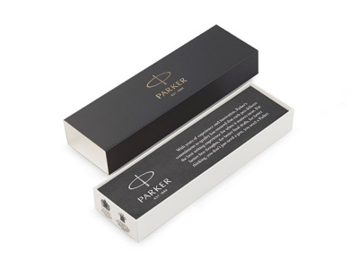 Перьевая ручка Parker Jotter Black CT, перо:F, цвет чернил: blue