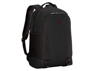 Рюкзак WENGER Oryson 16", чёрный, переработанный ПЭТ/Полиэстер, 32х45х19 см