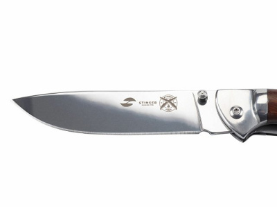 Нож складной Stinger, 106 мм, (серебристый)