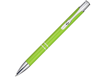 Шариковая ручка Moneta из переработанного алюминия (черные чернила) - Лайм