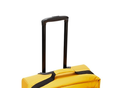 Сумка на колесах TORBER РИТМ, желтый, полиэстер 900D с PU покрытием, 60 х 38 х 25,5 см