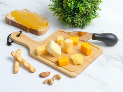 Набор для сыра из бамбуковой доски и ножа Bamboo collection "Pecorino"
