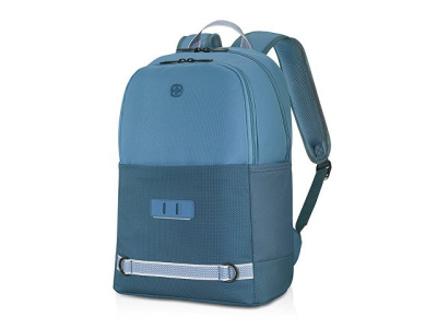 Рюкзак WENGER Tyon 15.6", голубой, переработанный ПЭТ/Полиэстер, 32х18х48 см