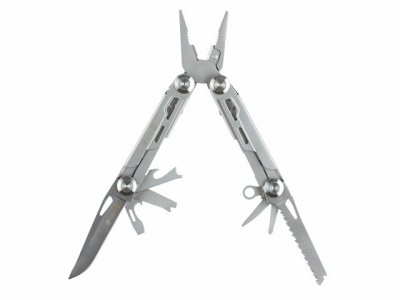 Мультитул Stinger, 105x45 мм, 12 функций, сталь, серебристый