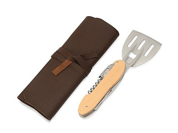 BBQ мультитул Blade 5в1 с деревянными ручками