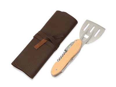 BBQ мультитул Blade 5в1 с деревянными ручками