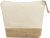 Косметичка "Jute" из хлопка и джута Косметичка "Jute" из хлопка и джута