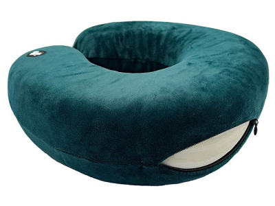 Подушка для путешествий с эффектом памяти Мемо "Drowsy" Emerald