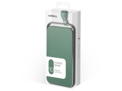 Внешний аккумулятор Rombica NEO Electron Green, 10000 мАч