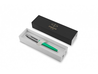 Шариковая ручка Parker Jotter, цвет GREEN, цвет чернил синий, толщина линии M 