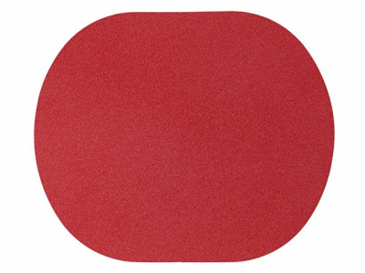 ПАТЧ ОВАЛ nubuk (красный) 6,0 х 5