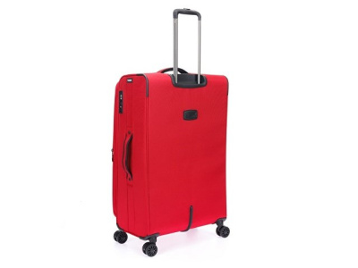 Чемодан TORBER БРОСНО, красный, нейлон 600D, 48 х 30 х 78 см