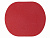 ПАТЧ ОВАЛ nubuk (красный) 6,0 х 5