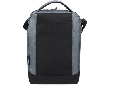 Сумка-планшет TORBER, черный/серый, полиэстер/добби