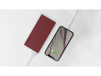 Внешний аккумулятор Rombica NEO ARIA Claret, 10000 мАч, Soft-touch, PD, QCharge, Type-C