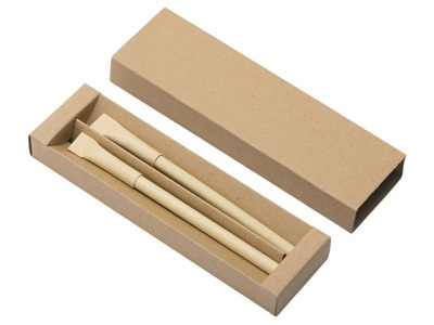 Набор из ручки и вечного карандаша из переработанной бумаги "Recycled Duo"