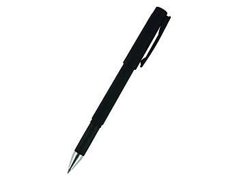 Ручка пластиковая гелевая «Egoiste Black» под персонализацию, синие чернила