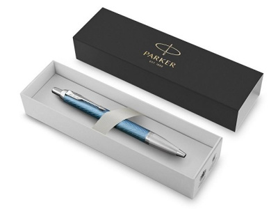 Шариковая ручка Parker IM Premium K318  Blue Grey CT, стержень: M, цвет чернил: blue