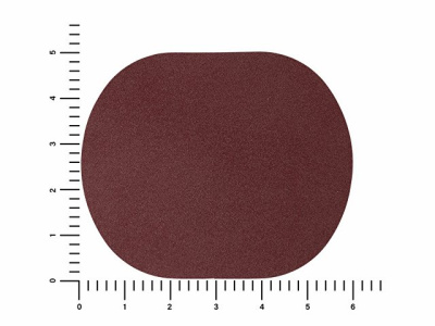 ПАТЧ ОВАЛ nubuk (коричневый ) 6,0 х 5